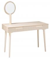 Зеркало для стола туалетного Сканди Жемчужно-белый. Фото №1