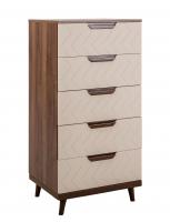 Комод с 5 ящиками Сканди Бежевый. Фото №1