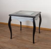 Журнальный стол 60/C Plata Envejesida/Negro Roto фото Журнальный стол 60/C Plata Envejesida/Negro Roto