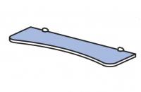 Полка навесная симметричная Силуэт. Фото №1