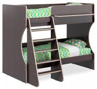 Кровать двухъярусная Р434 Капризун 3, древесина коричневая светлая дуб