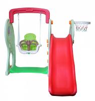 Комлекс игровой Лягушка ZK017-4, голубой, красный фото Комлекс игровой Лягушка ZK017-4, голубой, красный. Фото №1