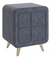 Тумба прикроватная Софи 2, (480х370х580) топаз (велюр) фото Тумба прикроватная Софи 2, (480х370х580) топаз (велюр). Фото №1