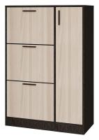 Лофт-5 СТЛ.235.01 Тумба для обуви Венге/Ясень шимо светлый