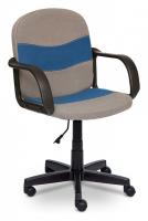 Компьютерное кресло BAGGI ткань, серый/синий, С27/С24. Фото №1