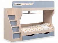 Кровать двухъярусная Р443 Капризун 6, голубой фото Кровать двухъярусная Р443 Капризун 6, голубой. Фото №1