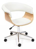 Кресло VIMTA  натуральный, кож/зам белый. Фото №1