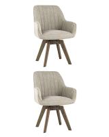 Стул вращающийся MANS латте 2 шт.. Фото №1