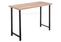 Стол Лофт сонома / черный матовый