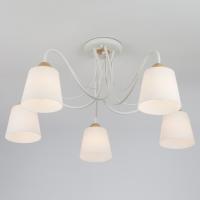 Потолочная люстра Eurosvet Betty 70062/5 белый фото Потолочная люстра Eurosvet Betty 70062/5 белый. Фото №1