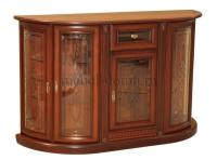 Комод пятидверный Милан 8  (стеклянный фасад) фото Комод пятидверный Милан 8  (стеклянный фасад). Фото №1