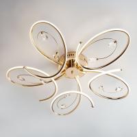 Потолочная люстра Eurosvet Saona 90099/5 золото 90W фото Потолочная люстра Eurosvet Saona 90099/5 золото 90W. Фото №1