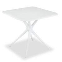 Стол KNORR (mod. TT73) пластик, 83х83х76 см, белый
