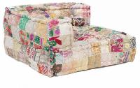 Модуль мягкий угловой  Secret De Maison FANCY (mod. 10203) cotton patchwork, 80х80х43см, этнический Patchwork. Фото №1
