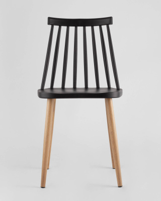 Стул Морган пластиковый черный. Фото