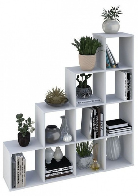 Стеллаж Polini Home Smart, белый. Фото №4