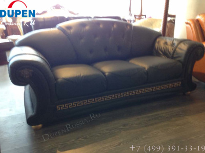 Диван-кровать Versace 3-х местный черный. Фото