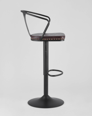 Стул барный TOLIX ARMS SOFT черный матовый. Фото №5