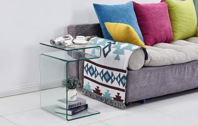 Стол журнальный F-C601 прозрачный. Фото №4