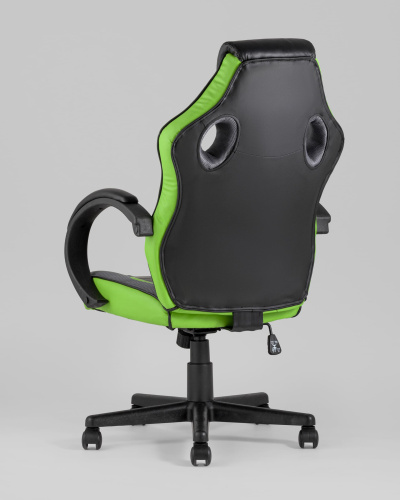 Кресло игровое TopChairs Sprinter зеленое. Фото №7