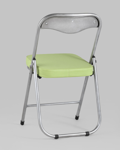 Стул складной ДЖОН металлик, салатовый. Фото №7