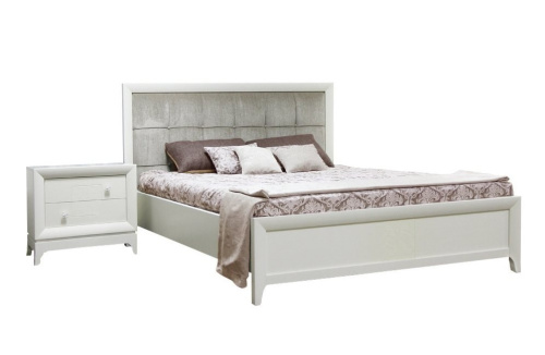 Кровать Сабрина ММ-302-02/16Б (альба) фото Кровать Сабрина ММ-302-02/16Б (альба). Фото №1