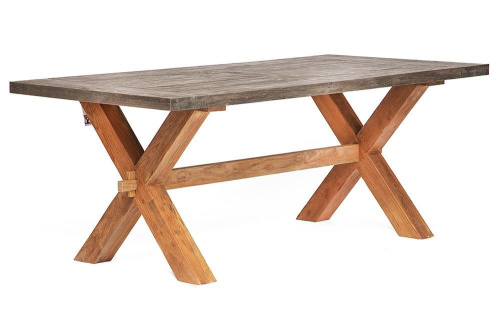 Стол обеденный Secret De Maison Kalido (Калидо) (Серый/натуральный). Фото №1