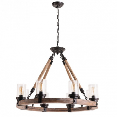 Подвесная люстра Arte Lamp Dodge A1693SP-8BR фото Подвесная люстра Arte Lamp Dodge A1693SP-8BR. Фото №2