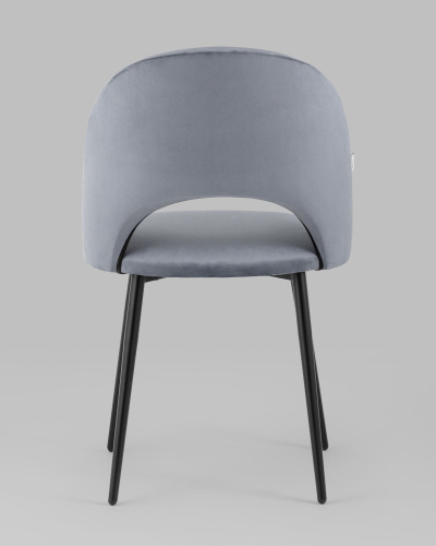 Стул Меган велюр серый фото Стул Меган велюр серый. Фото №6