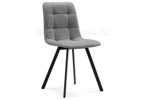 Стул Чилли светло-серый / черный. Фото №1