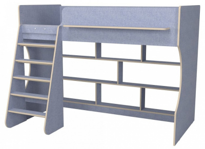 Кровать-чердак Р432-П Капризун 1, голубой. Фото №3