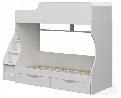 Кровать двухъярусная Р443, белый. Фото №4