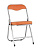 Стул складной ДЖОН металлик, оранжевый