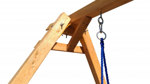 Качели детские Р911-21, коричневый. Фото №7