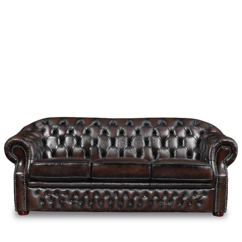 Диван B-128 (3-х местный) коричневый. Фото №1