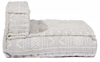 Модуль мягкий со спинкой  Secret De Maison SICILIA (mod. 10097) cotton Kilim, 80х80х43см, серый фото Модуль мягкий со спинкой  Secret De Maison SICILIA (mod. 10097) cotton Kilim, 80х80х43см, серый. Фото №2