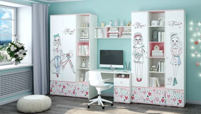 Полка навесная Малибу,белый. Фото №3