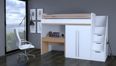 Стол письменный Polini Kids City, бежевый. Фото