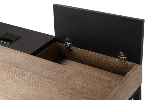 Стол рабочий лофт дуб табак графит . Фото №11