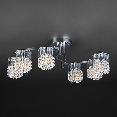 Потолочная люстра Eurosvet Ambroz 3222/6 хром Strotskis. Фото №2