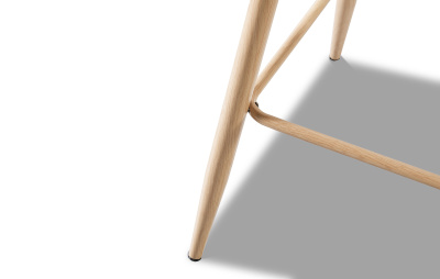 Барный стул 350B голубой/дерево. Фото №5