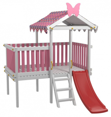 Комплекс игровой ДК6Р, розовый, серый. Фото №5