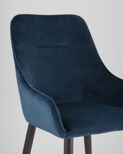 Стул Диана велюр сине-зеленый. Фото №7