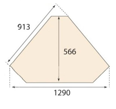Тумба угловая для ТВ Версаль ГМ 5637. Фото