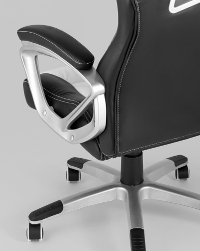 Кресло игровое TopChairs Continental белое. Фото №8