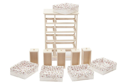 Комод Cabas 4323 с 5-ю корзинами и 5-ю ящиками. Фото