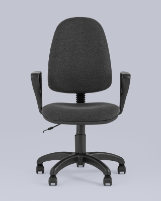 Кресло компьютерное Престиж серое. Фото