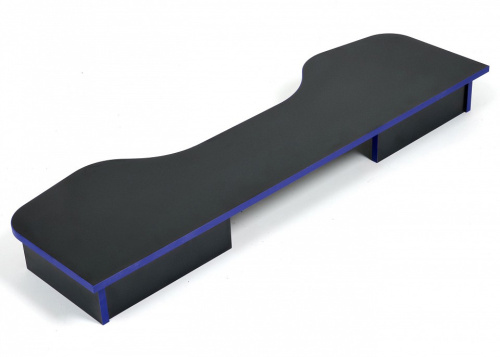 Надстройка StrikeTop (120) NEO black/blue, черный/синяя кромка. Фото №1