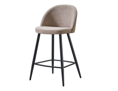 Стул полубарный ESF 373B-2 бежевый/черный. Фото №2