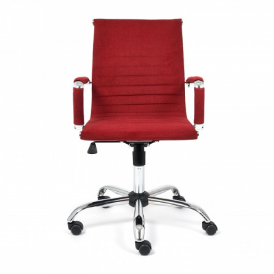 Кресло URBAN-LOW флок , бордовый, 10. Фото